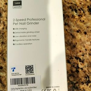 Never Used   Professional Pet Nail Grinder